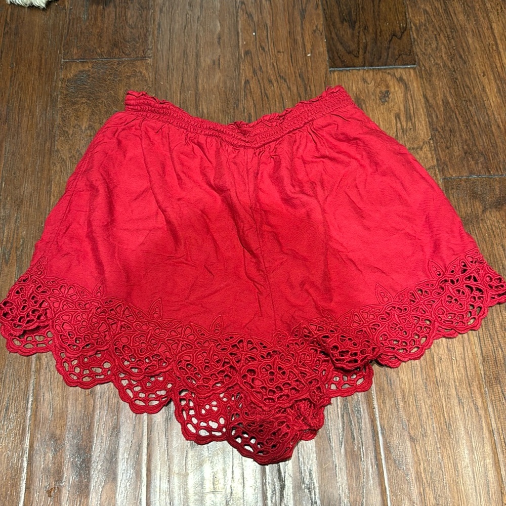 Red shorts